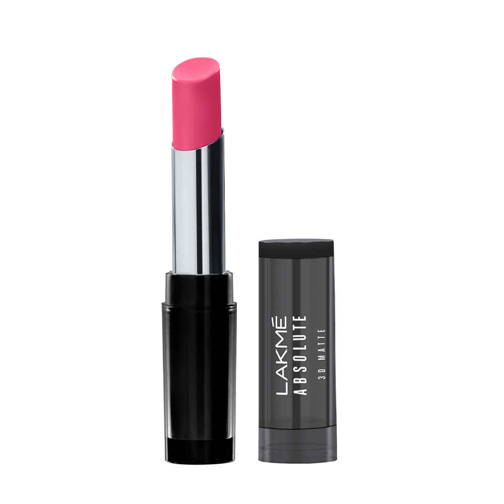 Buy Lakme Absolute 3D Lipstick 22Pink Buzz - 23 ml - Purplle
