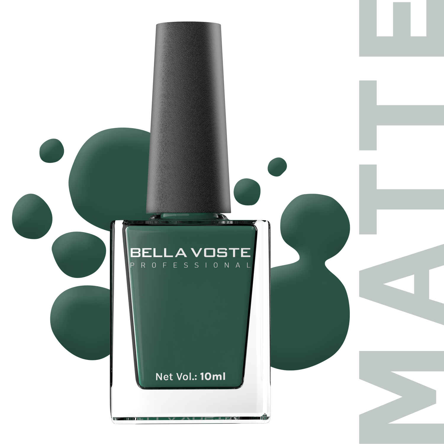 Buy Bella Voste MATTE Nail Polish| Quick Drying Formula| Cruelty Free| Paraben Free & No Harmful Chemicals| Vegan | Lasts for 7 Days & more|Chip Resistant | DEEP MATT Formula with Smooth & Easy Application | Shade no-M02 - 9 ml - Purplle
