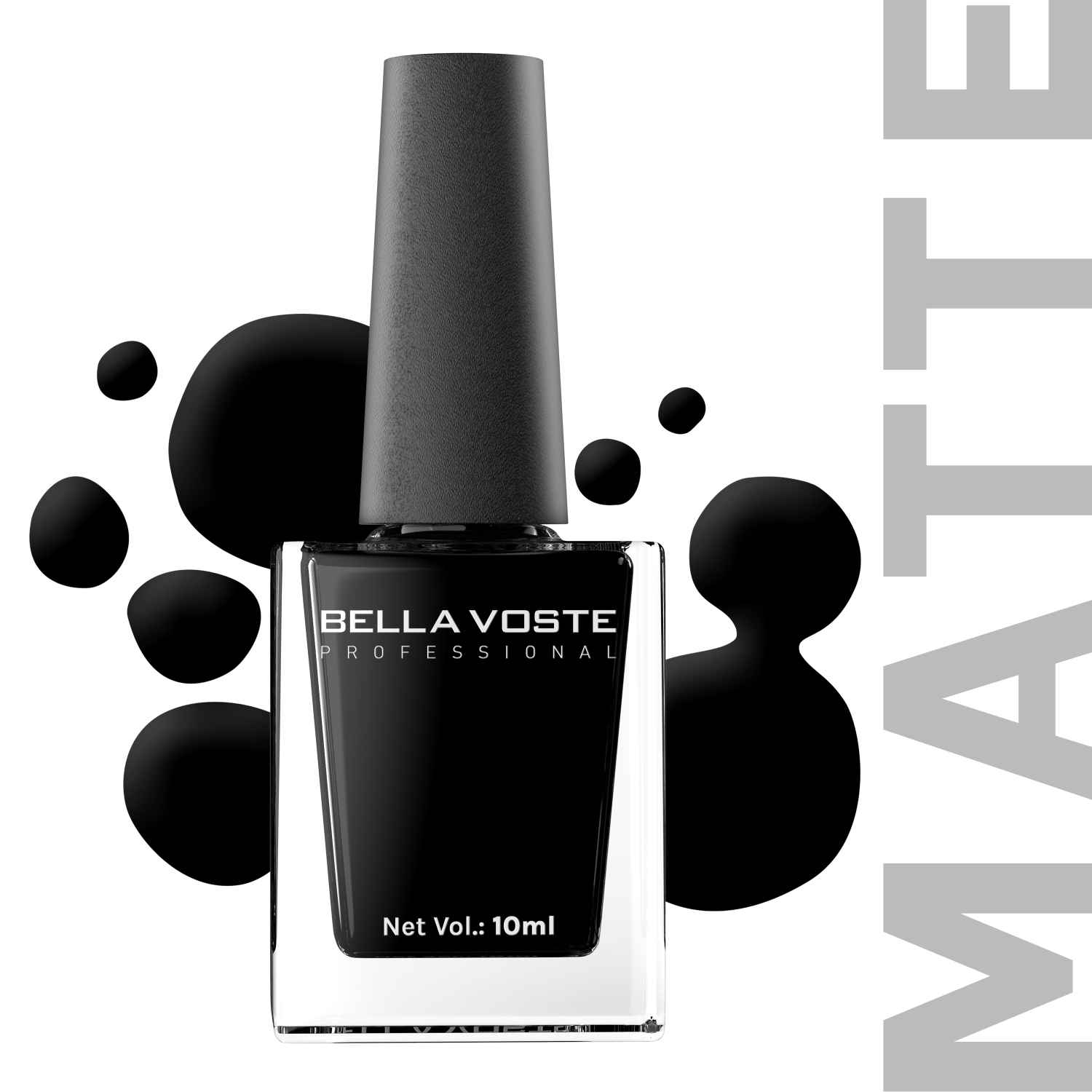 Buy Bella Voste MATTE Nail Polish| Quick Drying Formula| Cruelty Free| Paraben Free & No Harmful Chemicals| Vegan | Lasts for 7 Days & more|Chip Resistant | DEEP MATT Formula with Smooth & Easy Application | Shade no-M06 - 9 ml - Purplle
