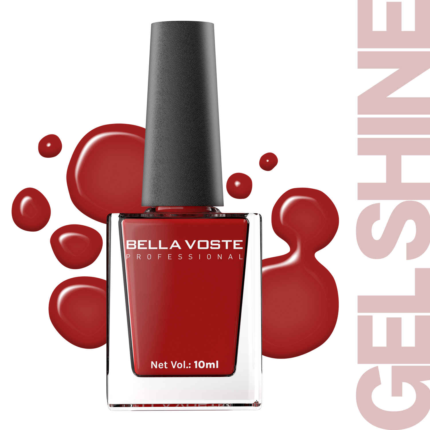 Buy Bella Voste Gel Shine Nail Paints | Quick Drying Formula | Cruelty Free | Paraben Free & No Harmful Chemicals| Vegan | Lasting for 7 Days & more | Chip Resistant | High Shine Formula with Smooth & Easy Application | Shade no - R03 - 10 ml - Purplle