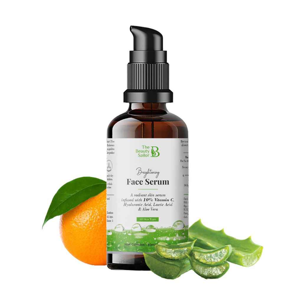 Buy The Beauty Sailor 10% Vitamin C Face Serum , Anti Acne and Skin Rejuvenating, Hyaluronic Acid, Vitamin C and Lactic Acid , Anti-Aging Serum for Men and Women for All Skin Types - (30ml) - Purplle