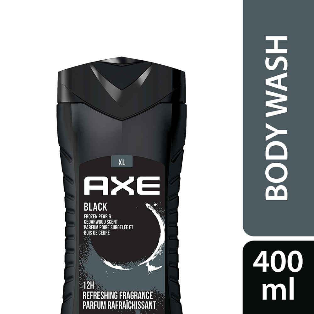 Buy Axe Black 3 In 1 Body, Face & Hair Wash for Men, Long-Lasting Fragrance, 400ml - Purplle