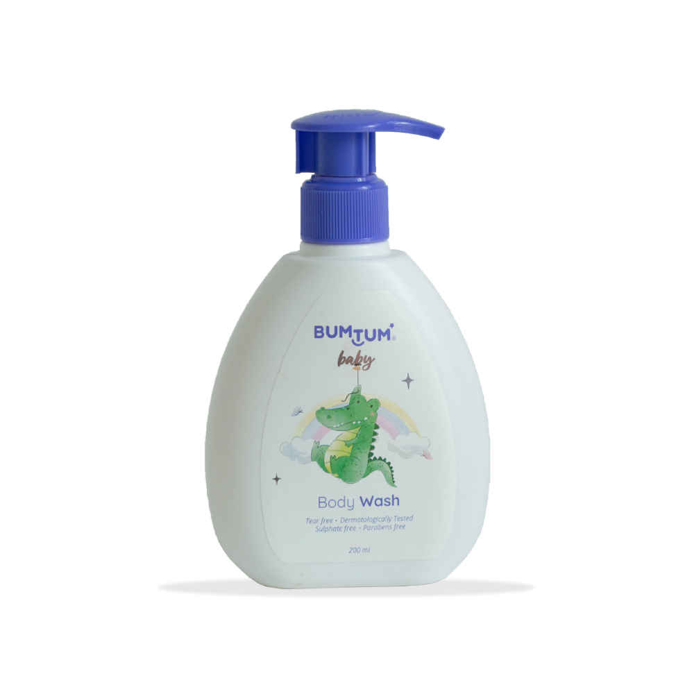 Buy Bumtum Baby Bodywash, No Tear, Paraben & Sulfate Free Top to Toe Wash - 200 ml - Purplle