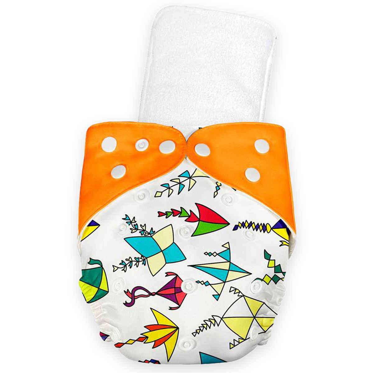 Buy Bumtum Premium Cloth Diaper Yellow + Kite 1 Pc - Purplle