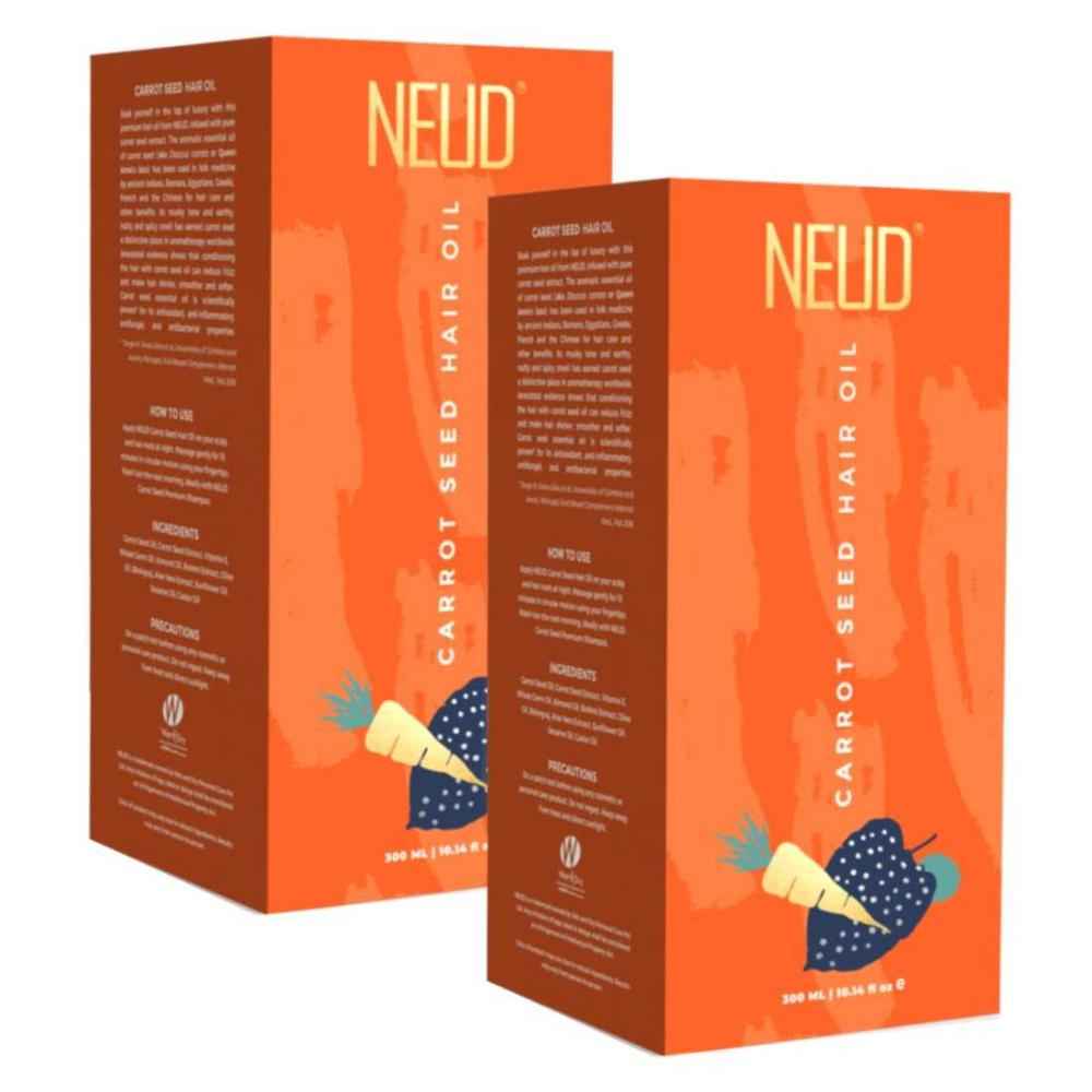 Buy NEUD Carrot Seed Premium Hair Oil for Men & Women - 2 Packs (300 ml Each) - Purplle