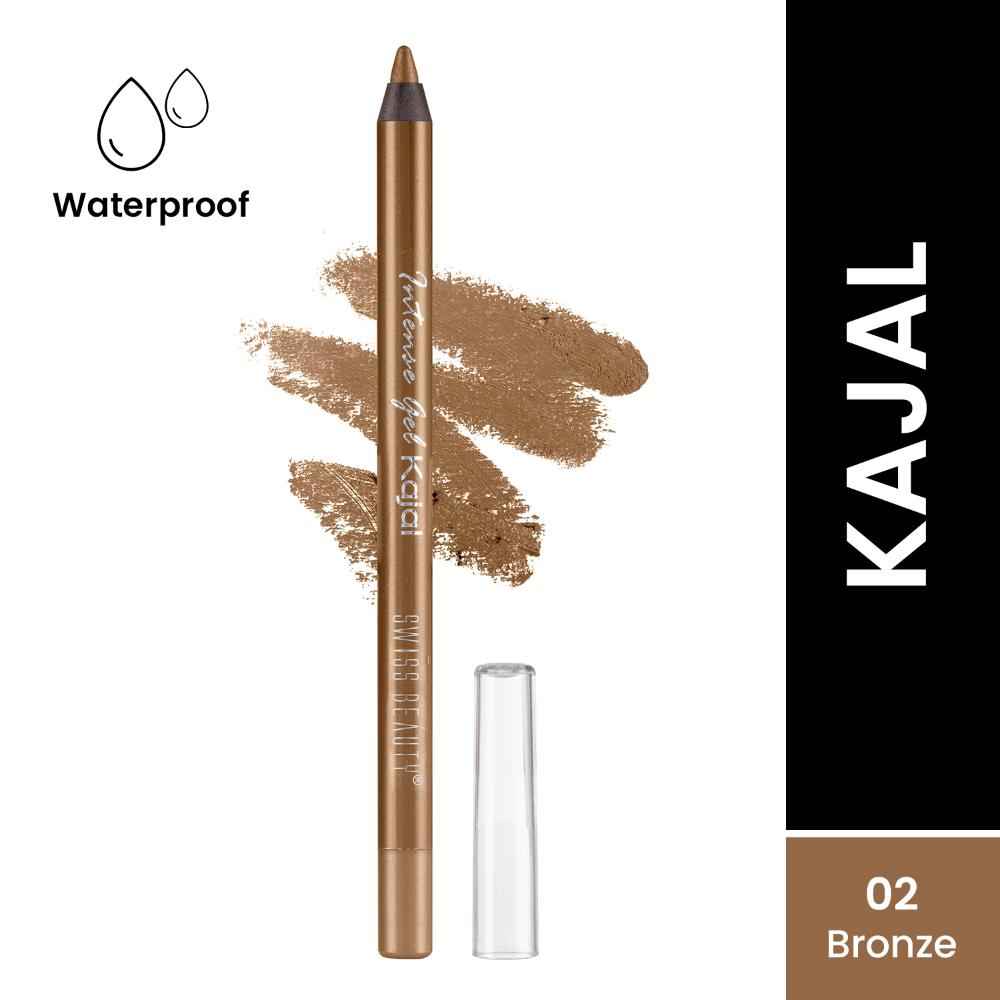 Buy Swiss Beauty Intense Gel Kajal Eyeliner - Bronze 1.2 gm - Purplle