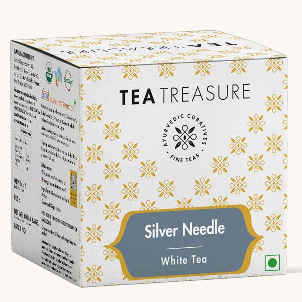 Buy Tea Treasure Silver needle Tea - 10 Tea Bag - Purplle