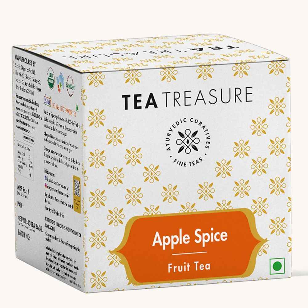 Buy Tea Treasure apple spice Tea - 10 Tea Bag - Purplle