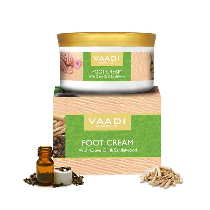 Buy Vaadi Herbals Foot Cream - Clove & Sandal Oil (150 gm) - Purplle