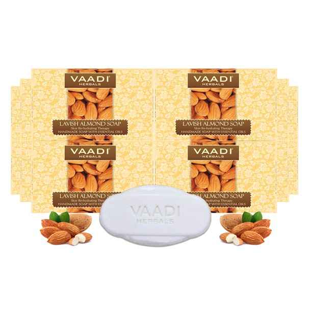 Buy Vaadi Herbals Pack of 12 Lavish Almond Soap (12 x 75 g) - Purplle