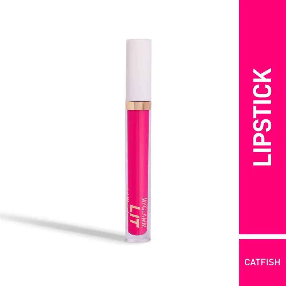 Buy MyGlamm LIT Liquid Matte Lipstick-Catfish- (3 ml) - Purplle