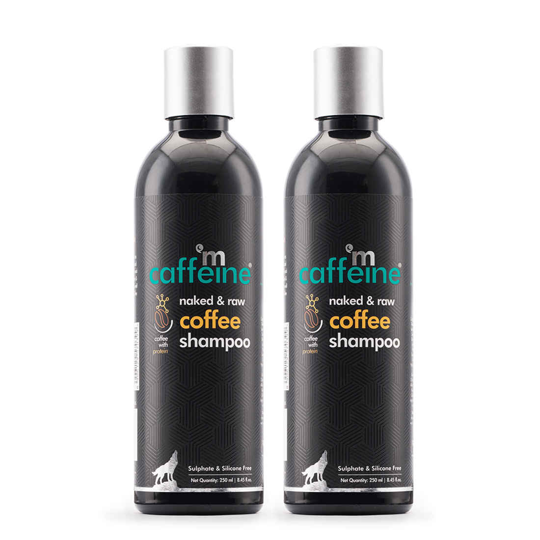 Buy mCaffeine Naked & Raw Coffee Shampoo (Pack of 2) - Purplle