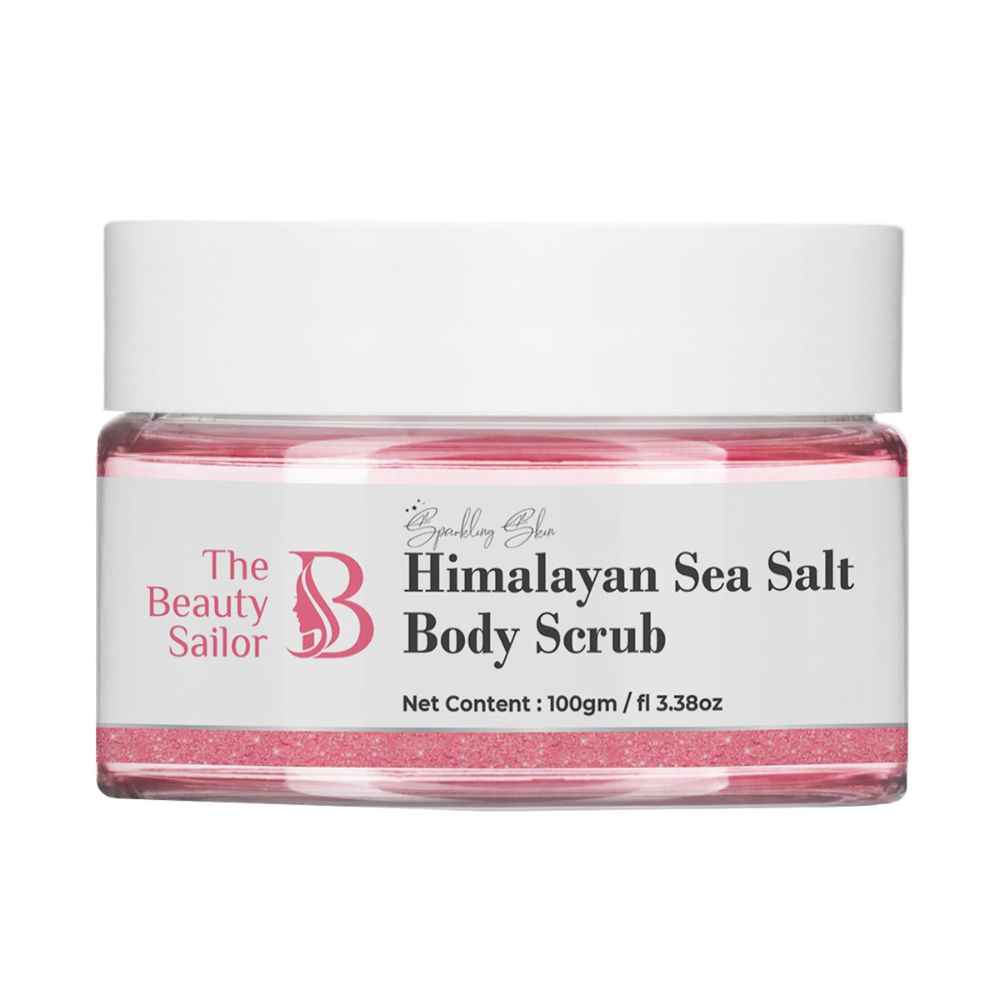 Buy The Beauty Sailor Sparkling Skin Himalayan Sea Salt Body Scrub | Body Polishing Scrub | Enriched with Rosehip Oil and Vitamin C | Suitable for All Skin Types | for Men and Women | 100 gm - Purplle