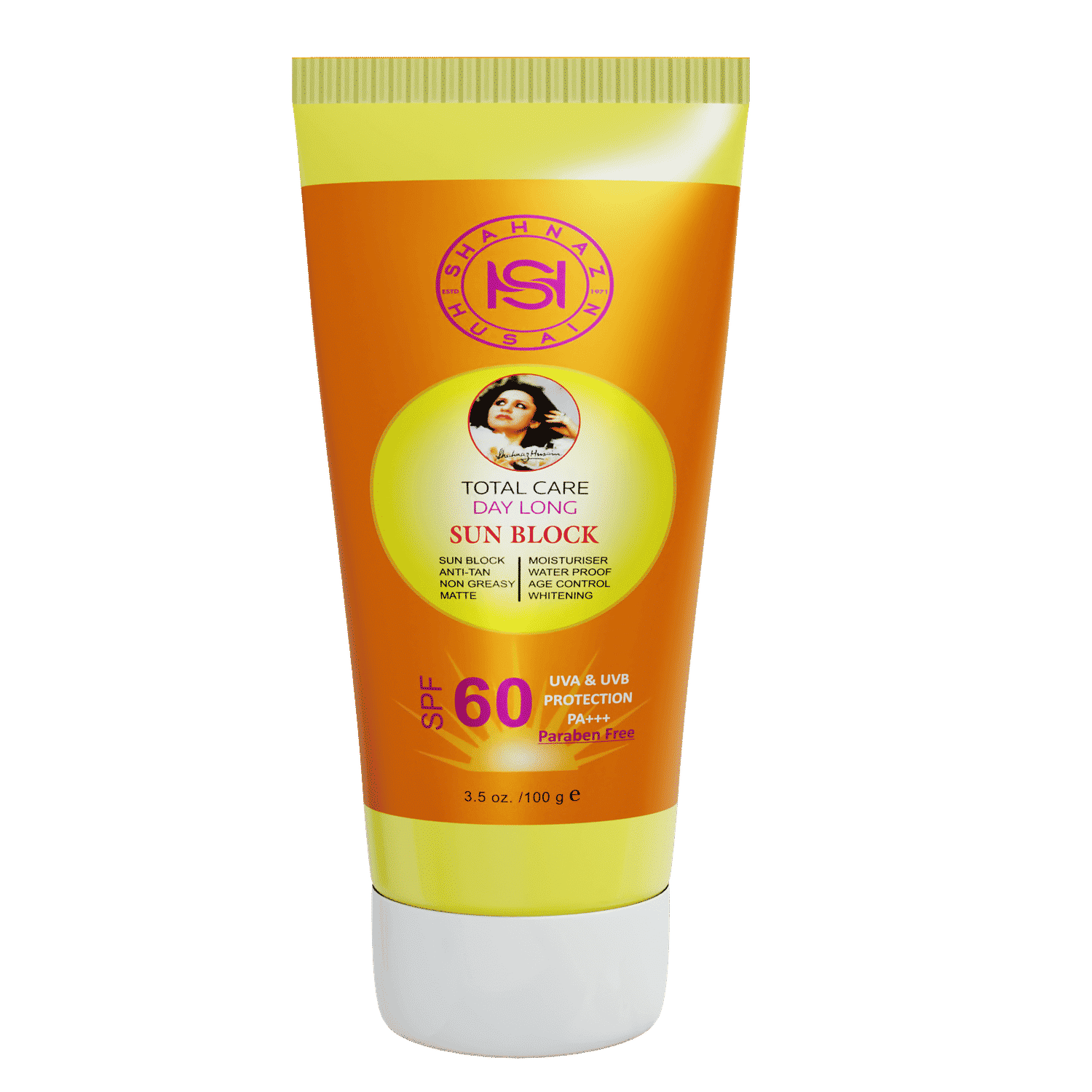 Buy Shahnaz Husain total care day long  Sun Block SPF-60 - Purplle