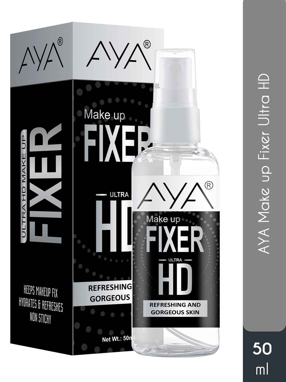 Buy AYA Ultra HD Makeup Fixer, 50 ml - Purplle