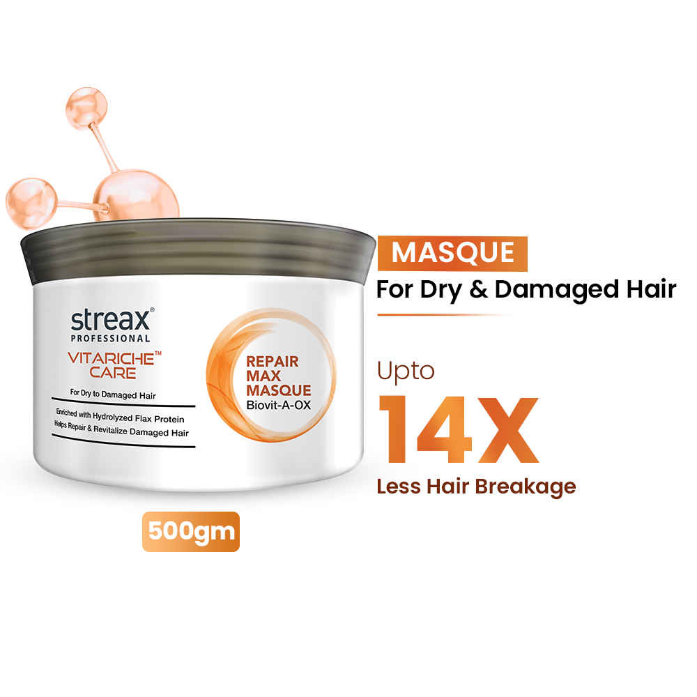 Buy Streax Professional Vitariche Care Repair Max Hair Masque |For Healthy Hair | 500 gm - Purplle