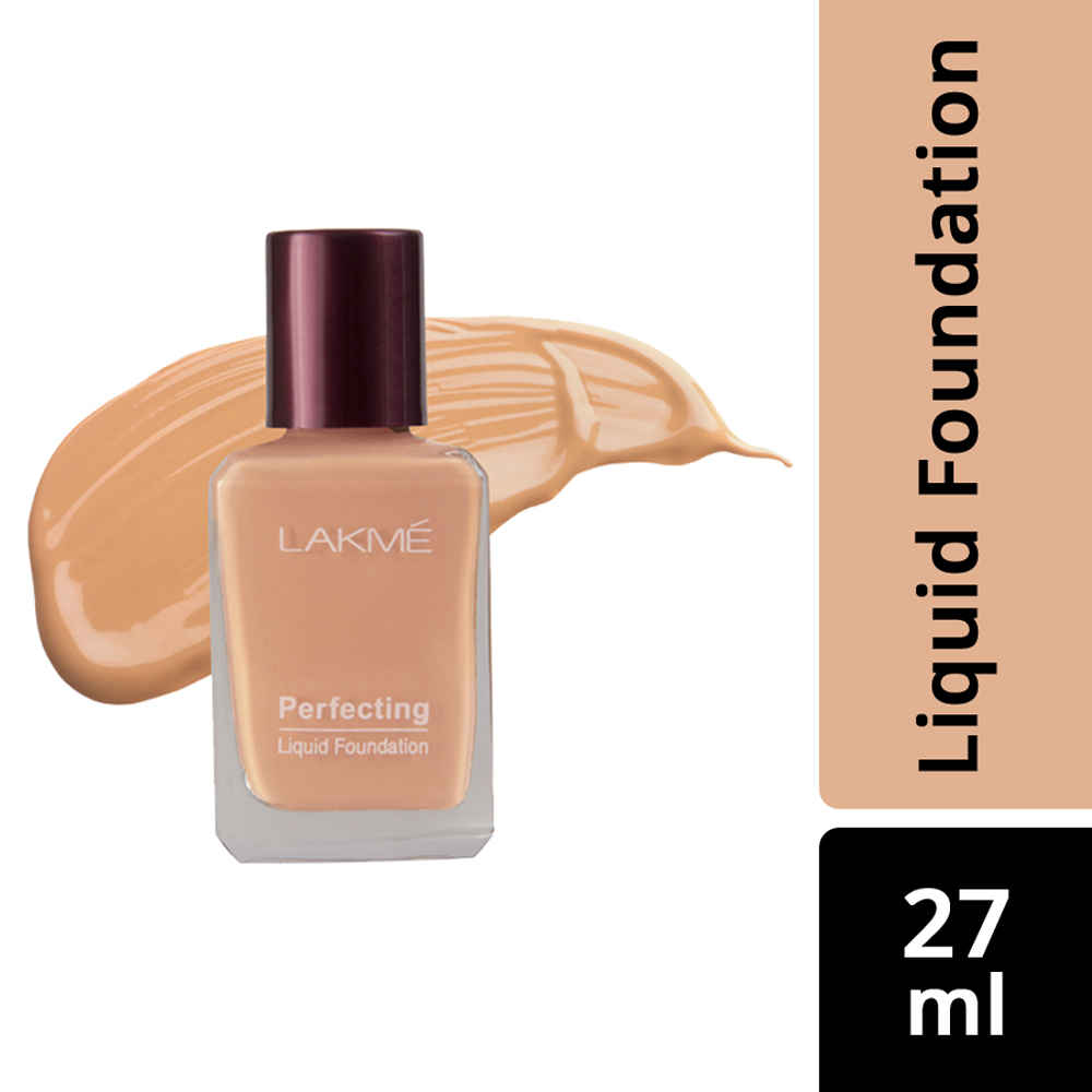 Buy Lakme Perfecting Liquid Foundation -NATURAL Marble (27 ml) - Purplle
