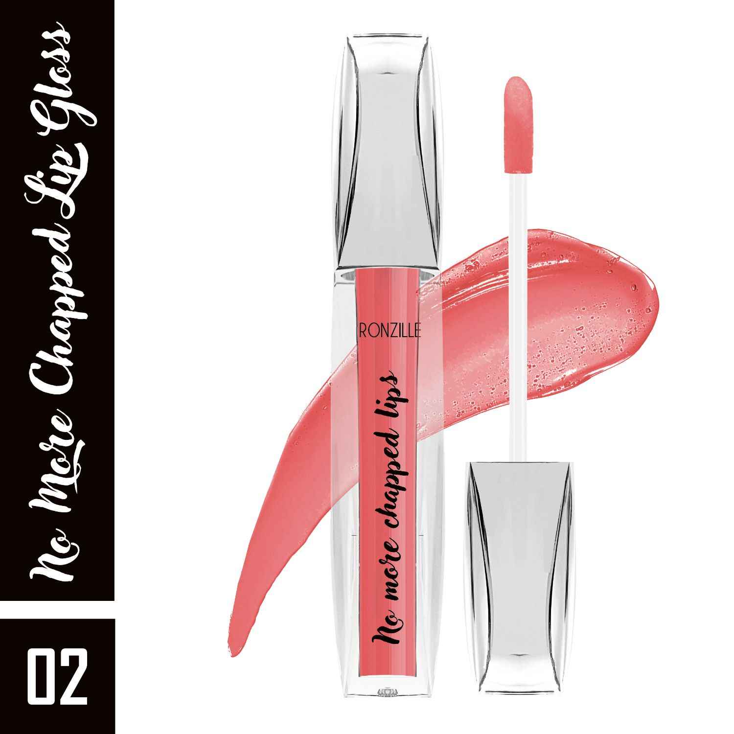Buy Ronzille No More Chapped lip Fancy Colored Lip Gloss -02 - Purplle