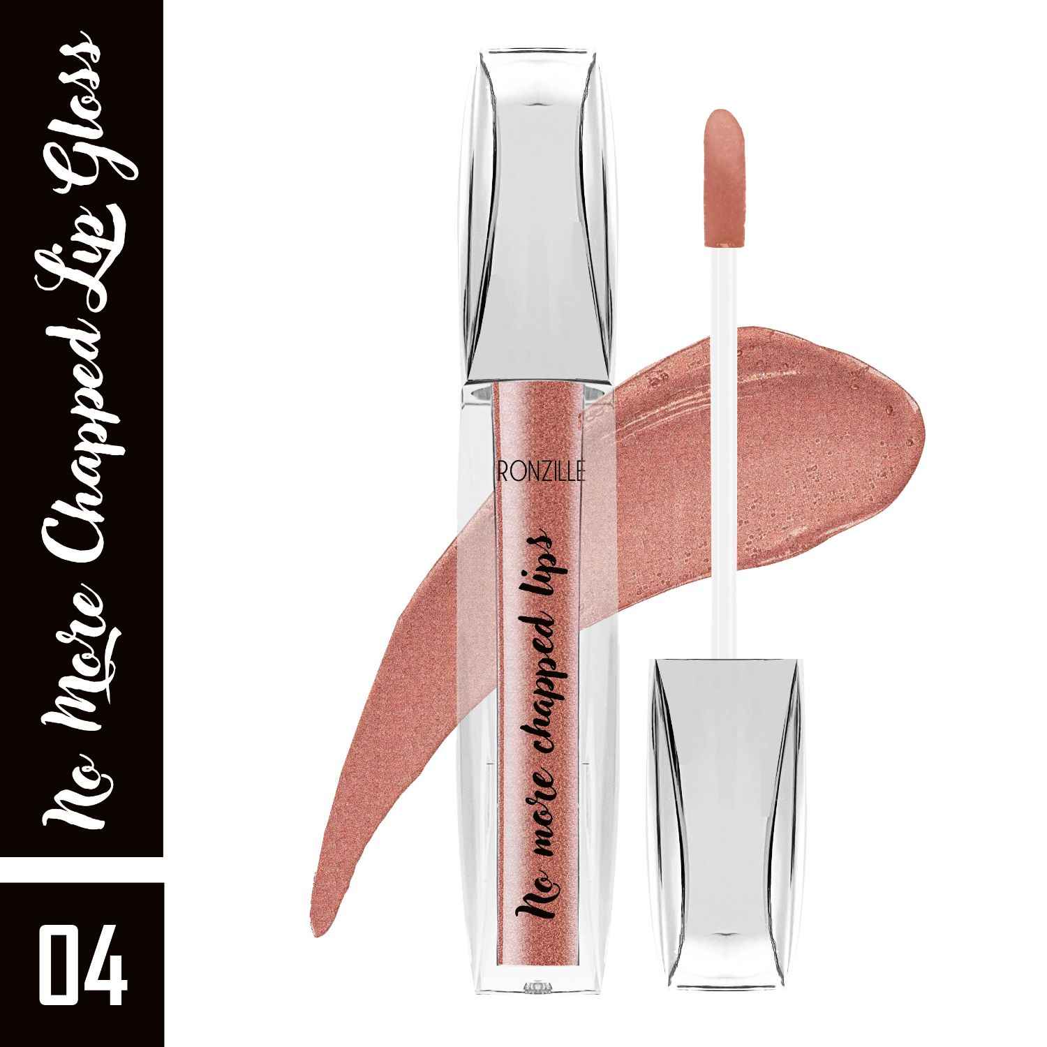 Buy Ronzille No More Chapped lip Fancy Colored Lip Gloss -04 - Purplle