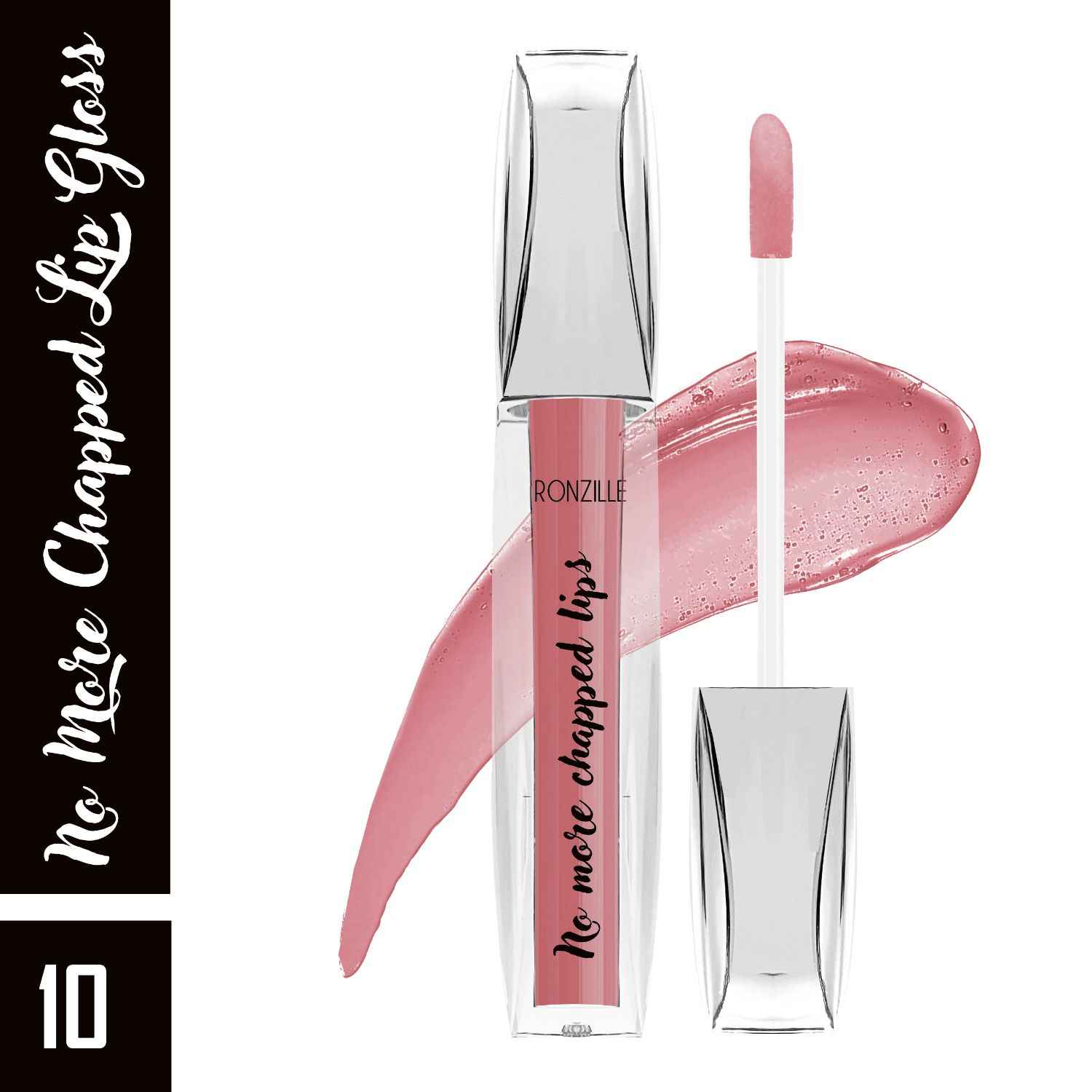 Buy Ronzille No More Chapped lip Fancy Colored Lip Gloss -10 - Purplle