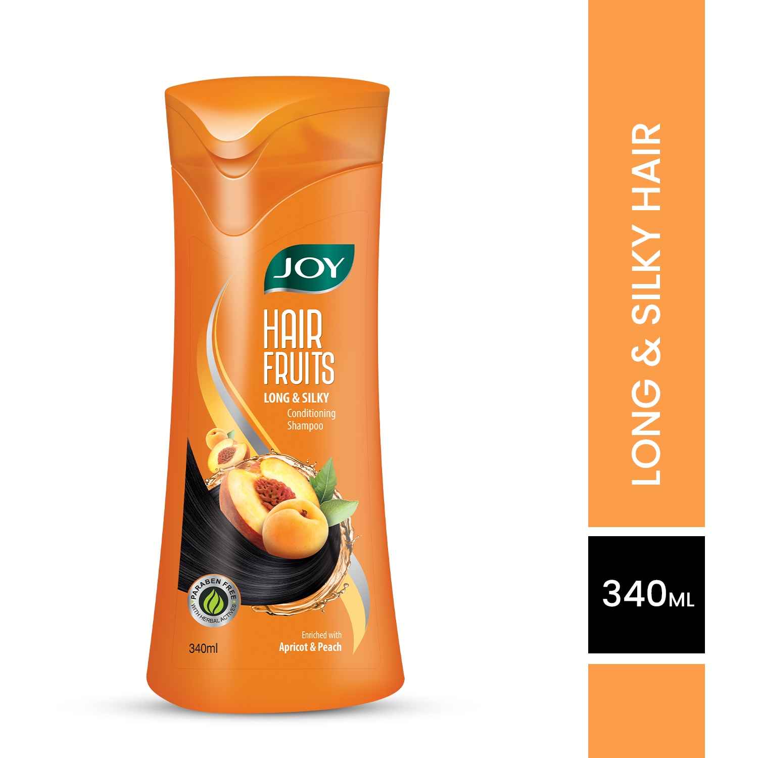 Buy Joy Hair Fruits Long & Silky Conditioning Shampoo Enriched with Apricot & Peach 340 ml - Purplle