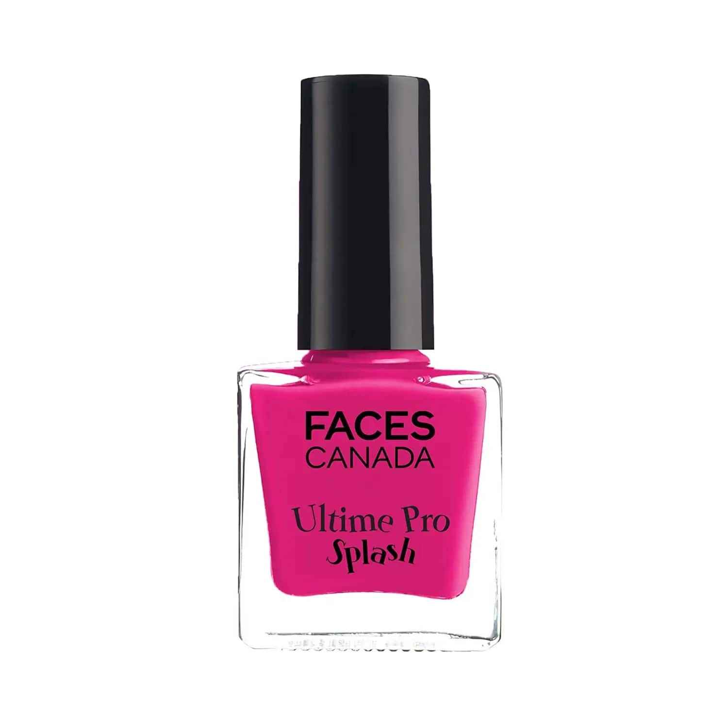 Buy FACES CANADA Ultime Pro Splash Nail Enamel - Bubblegum 104 (8 ml) | Quick Drying | Glossy Finish | Long Lasting | No Chip Formula | High Shine Nail Polish For Women | No Harmful Chemicals - Purplle