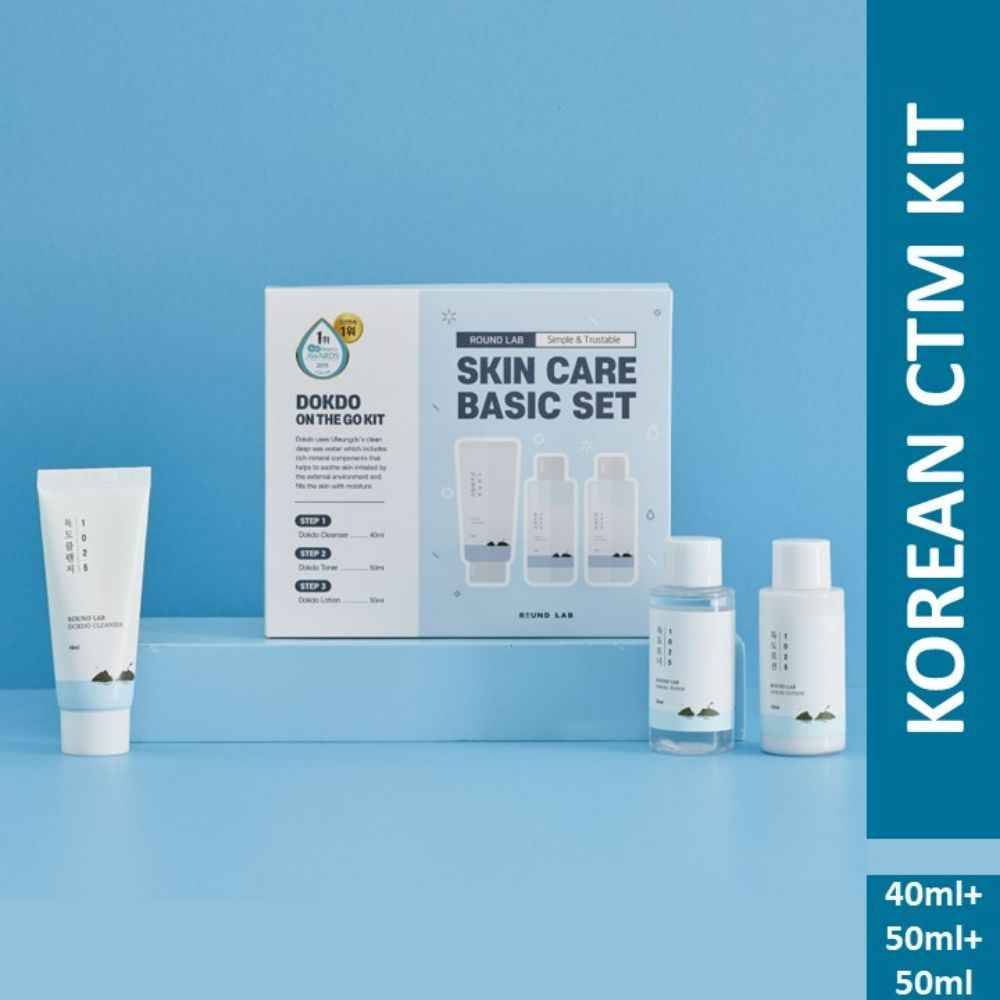 Buy Round Lab 1025 Dokdo On The Go Kit | Korean Skin Care - Combo of 3 - Purplle