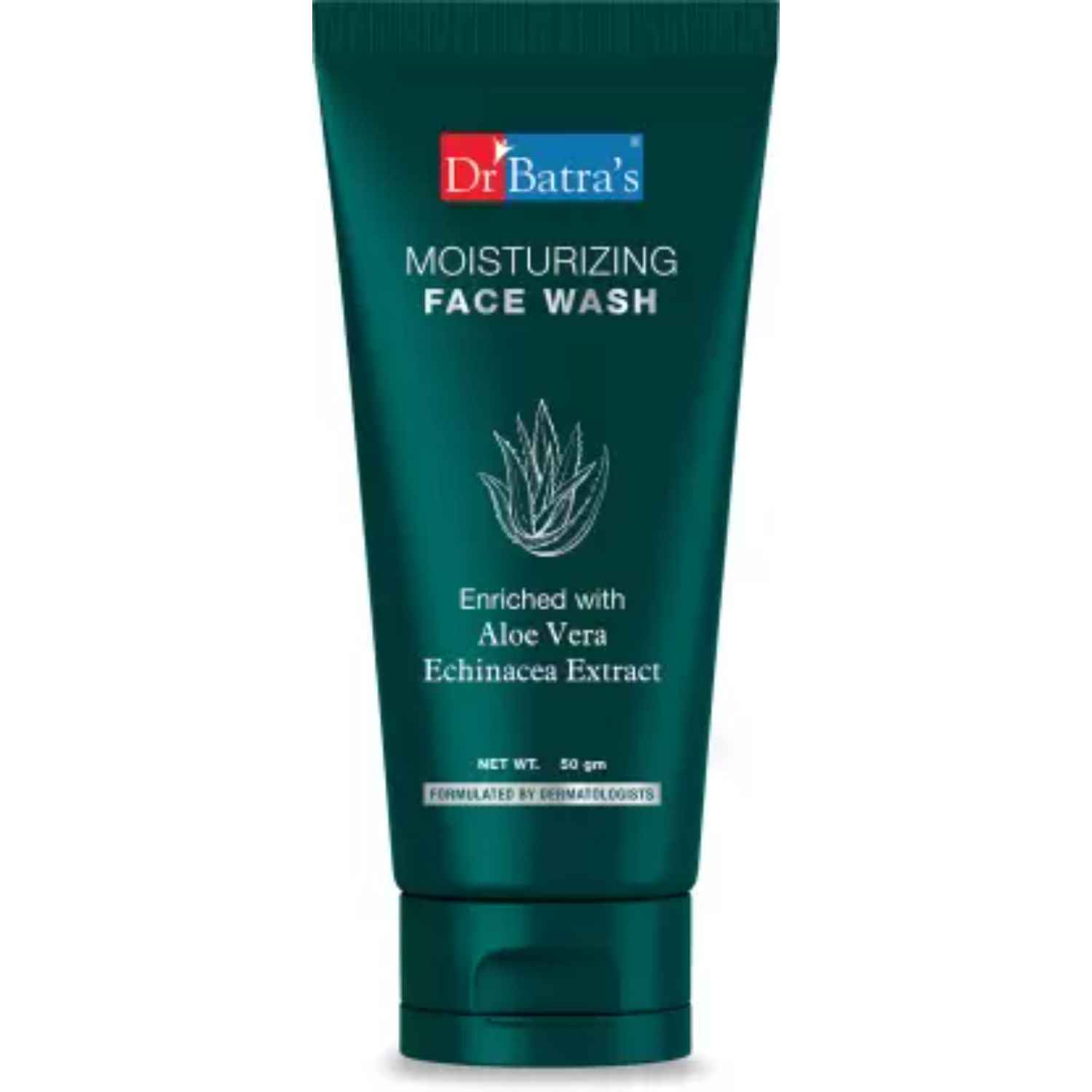 Buy Dr Batra's Moisturizing Face Wash Enriched With Aloe Vera Soft, Hydrated & Supple Skin - 50 gm - Purplle