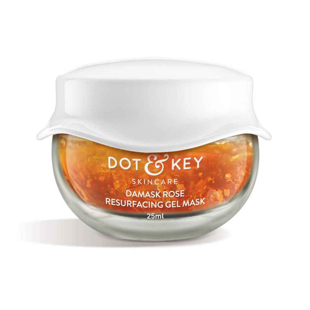 Buy Dot & Key Damask Rose Resurfacing Gel Mask, 25 ml - Purplle