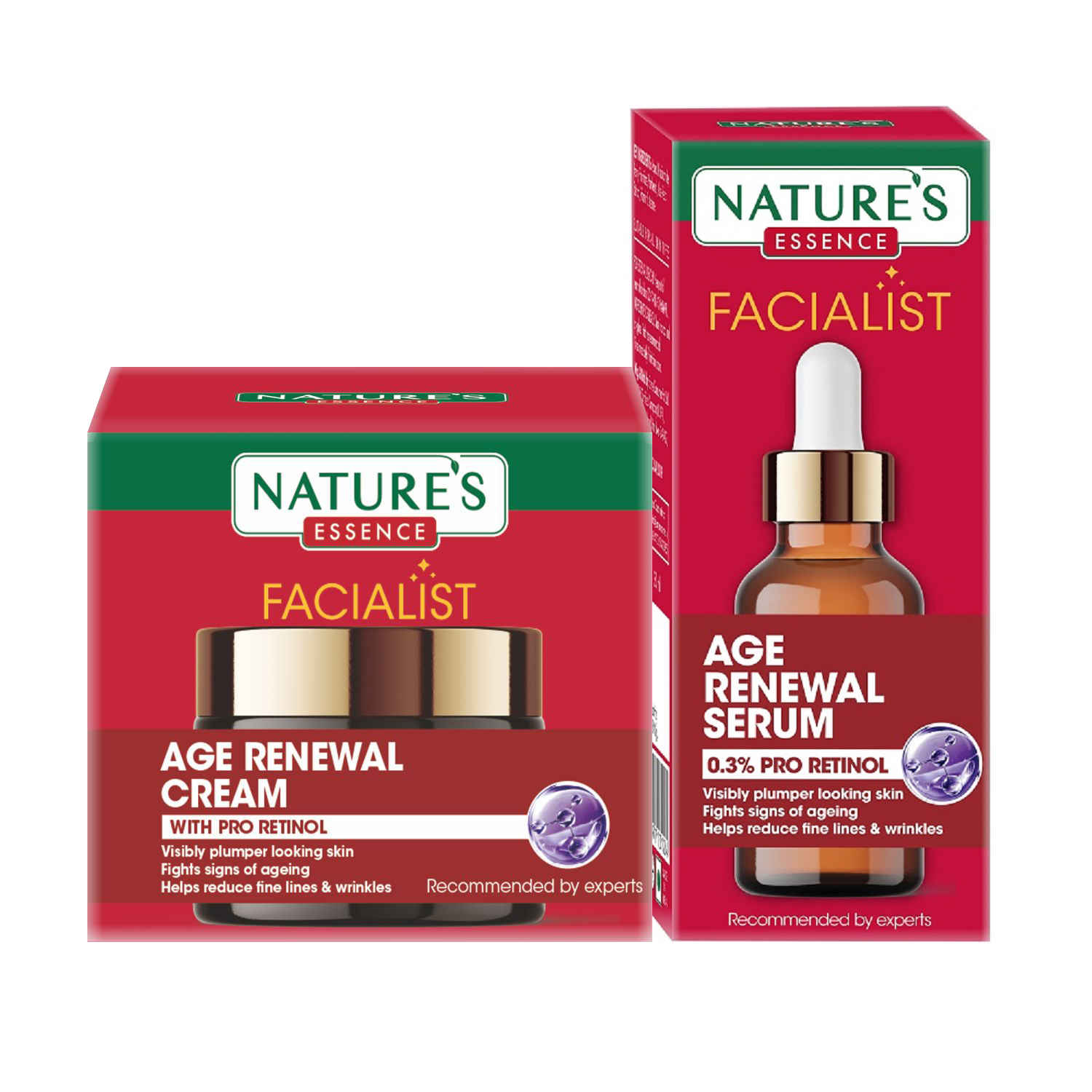 Buy Nature's Essence Age Renewal Pro- Retinol Skin care set Combo of 2 - Purplle
