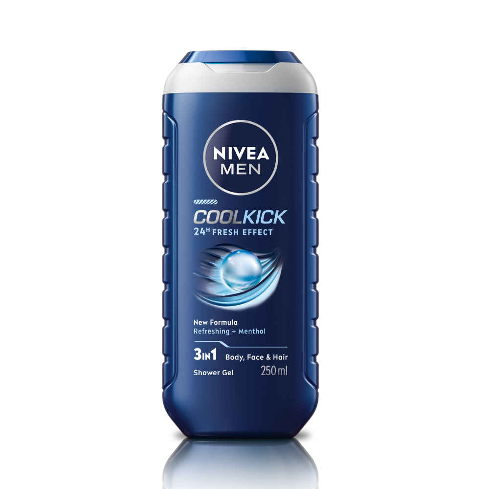 Buy Nivea Men Cool Kick Shower Gel (250 ml) - Purplle