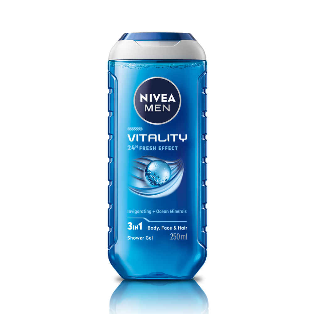 Buy Nivea Men Vitality Fresh Shower Gel (250 ml) - Purplle
