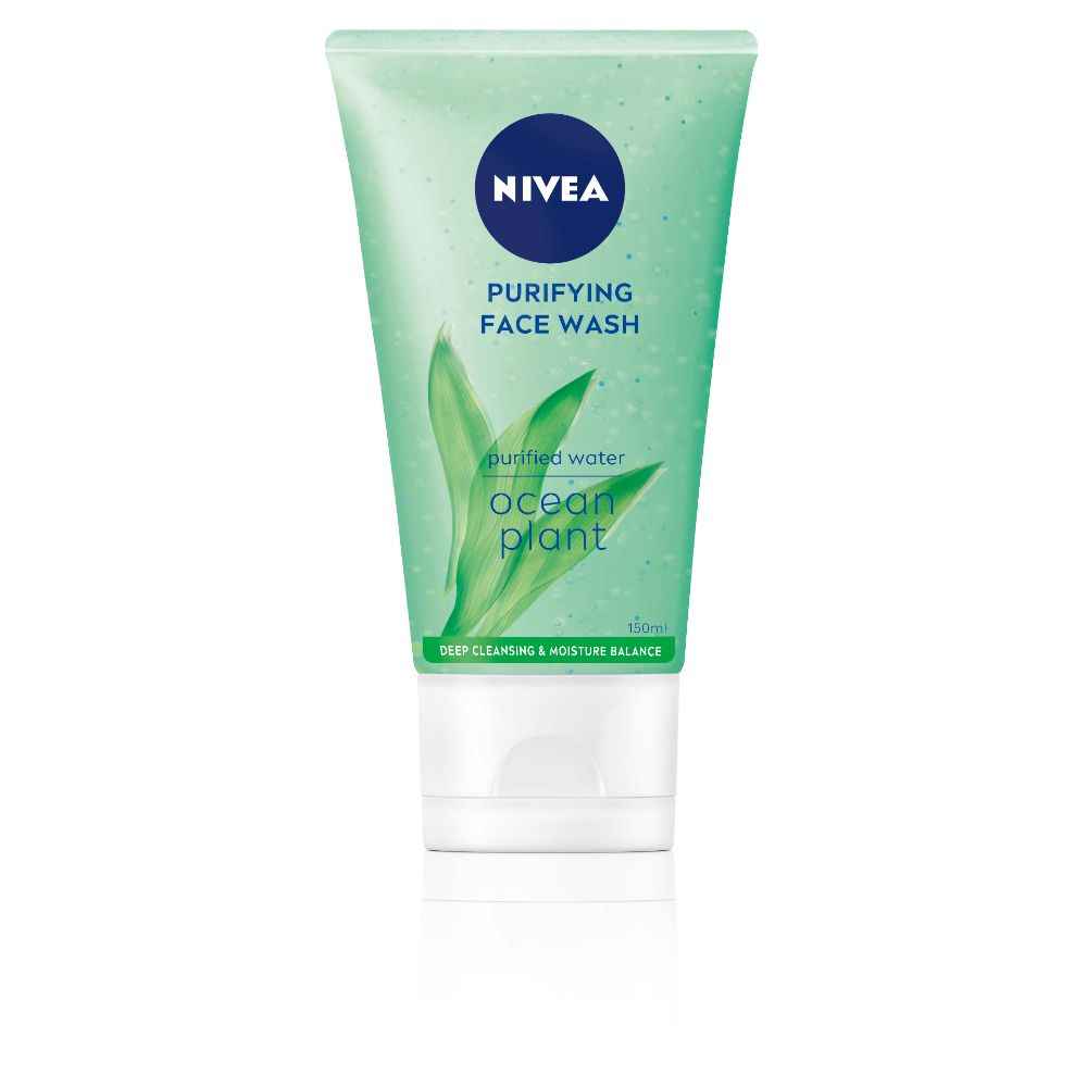 Buy Nivea Purifying Facewash, ocean plant deep cleansing & moisture balance (150 ml) - Purplle