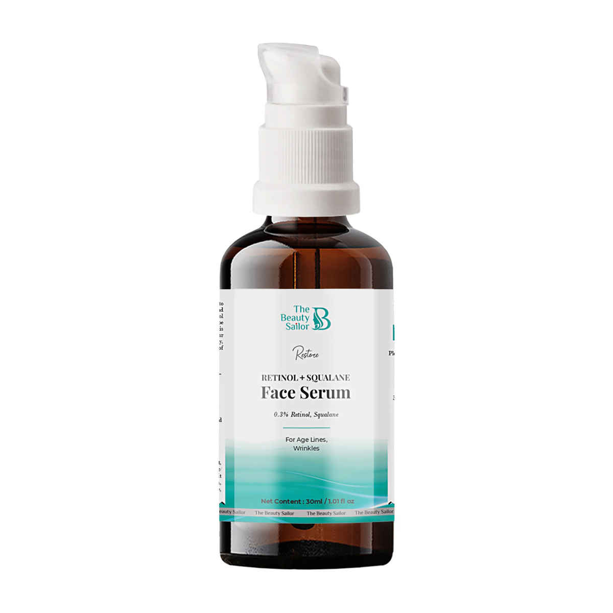 Buy The Beauty Sailor- Retinol+Squalane Face Serum| works on fine lines and wrinkles| skin hydrating| for all skin types| suitable for men and women| 30ml - Purplle