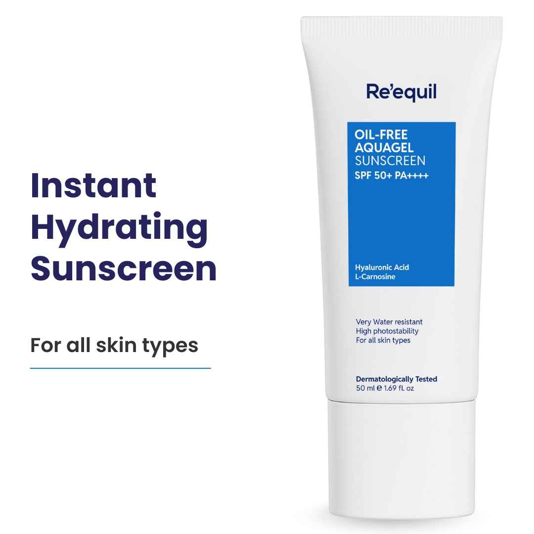 Buy Re'equil O Free Sunscreen SPF 50 PA+++ - 50 gm - Purplle