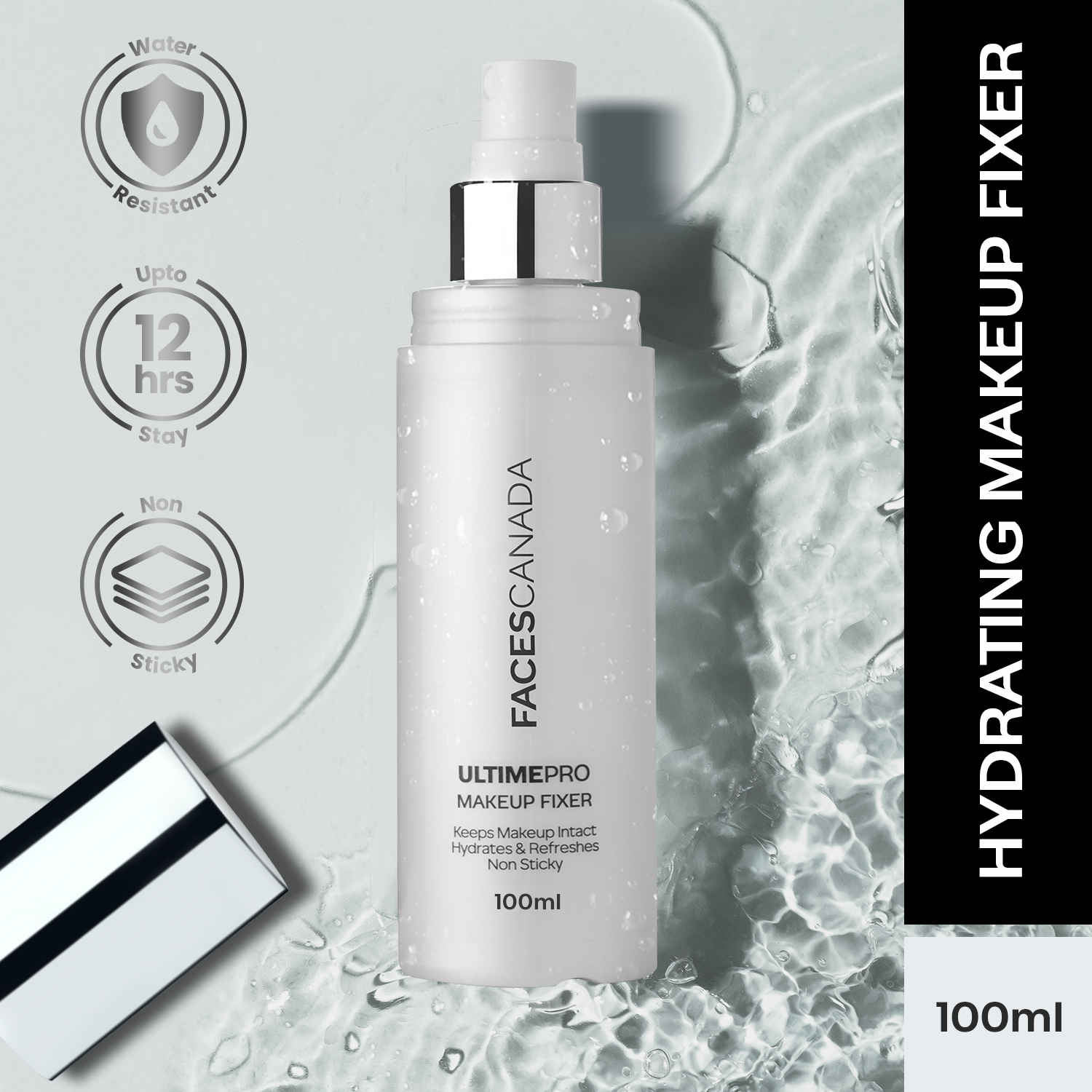 Buy FACES CANADA Ultime Pro Makeup Fixer 100 ml | Long Lasting Makeup Setting Spray | Keeps Makeup Intact | Hydrates Soothes & Refreshes Skin - Purplle