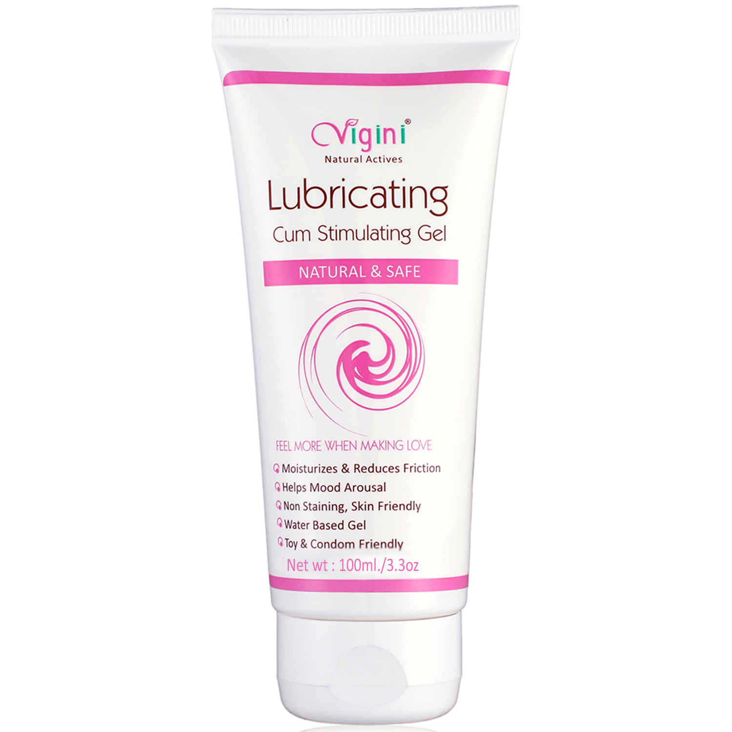 Buy Vigini 100% Natural Actives Vaginal Lubricant, Lubricating Cum Stimulating Lube Gel (100 ml) - Purplle