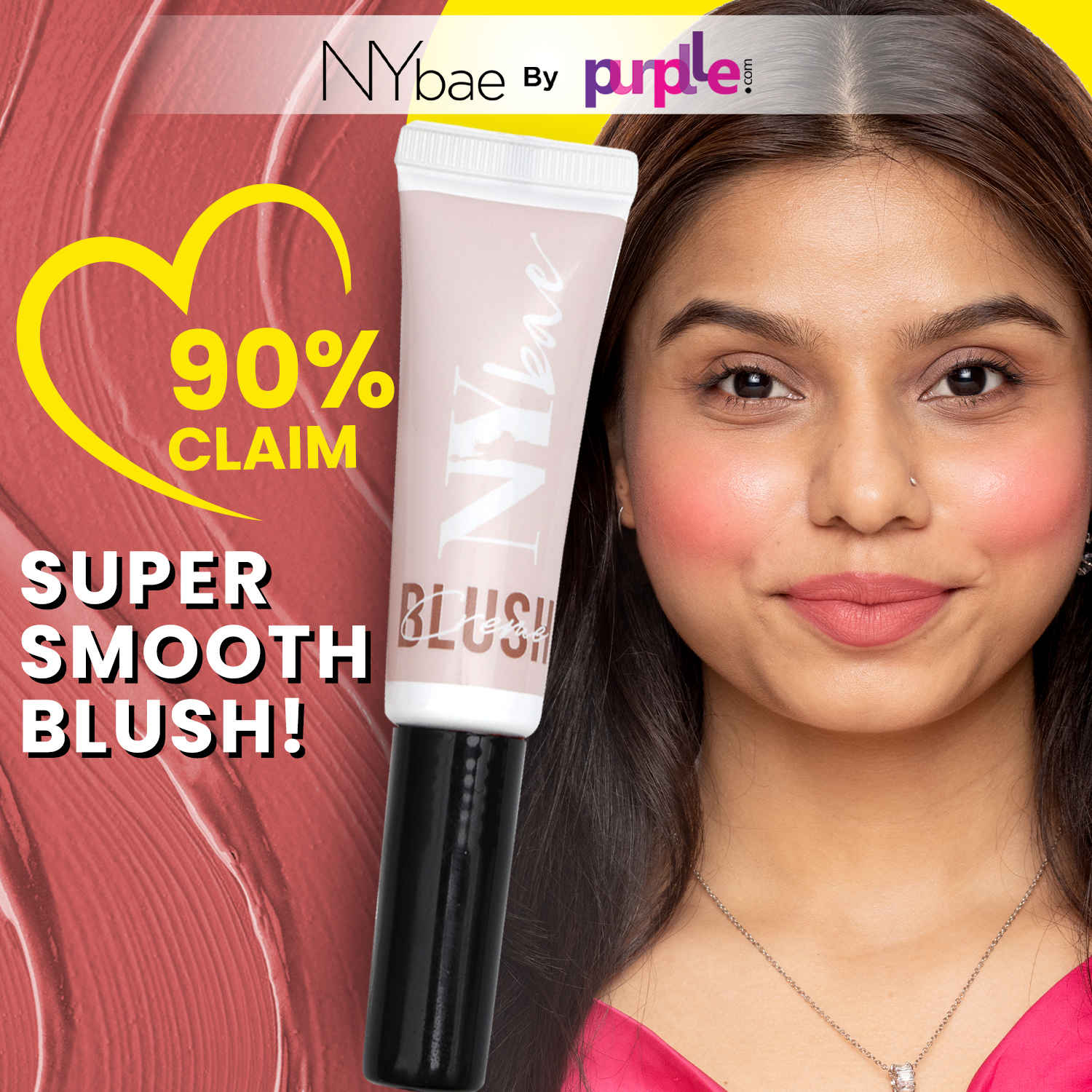 Buy NY Bae Creme Blush - Chirpy Peach 04 (10 gm) - Purplle