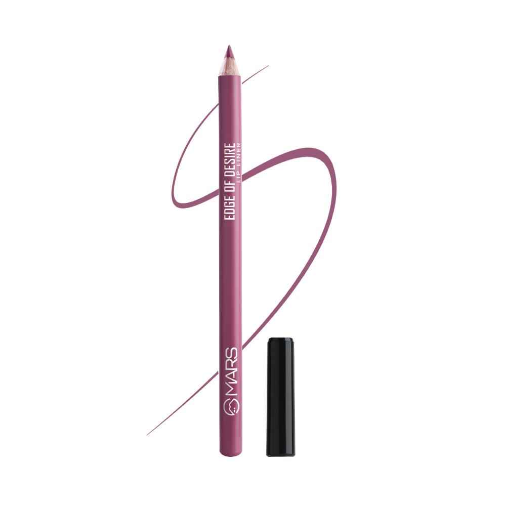Buy MARS Edge of Desire Matte Lip Liner | One Swipe Smooth Application | Long Lasting Lip Pencil (1.4 gm) (01-LUSTY PINK) - Purplle