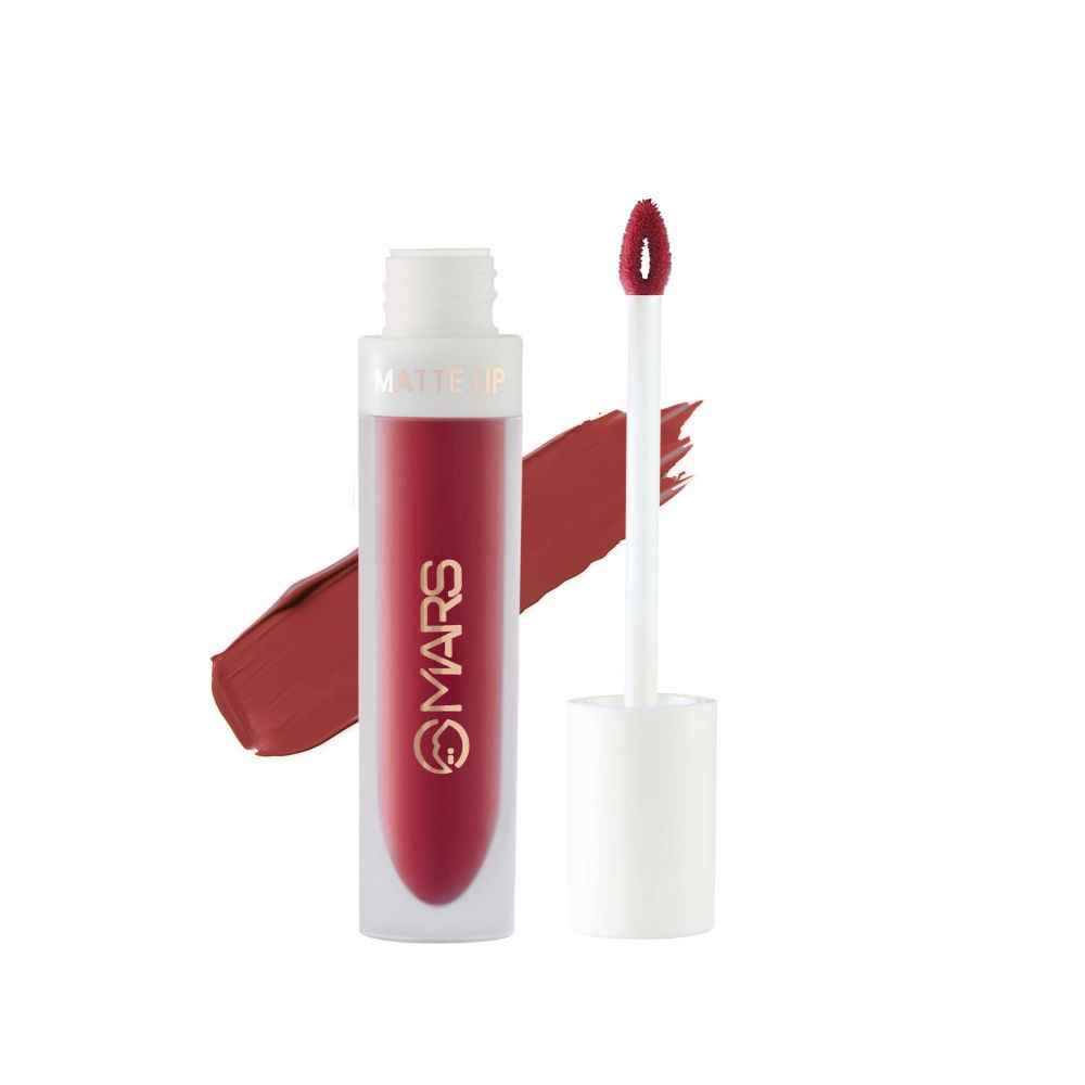 Buy MARS Matte Liquid Lip Color | Long Lasting | Non-Transfer & Waterproof Lipstick for Women (4.5 ml) (20-Celebrity Red) - Purplle