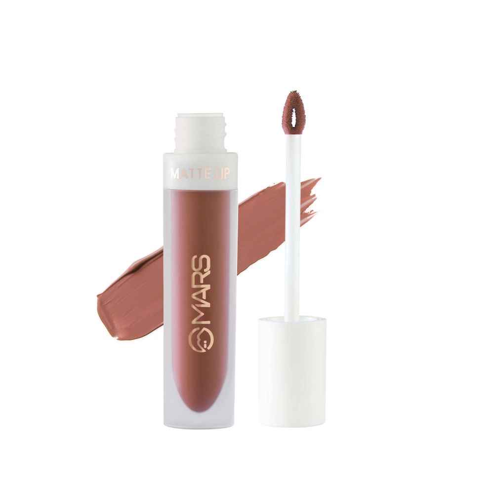 Buy MARS Matte Liquid Lip Color | Long Lasting | Non-Transfer & Waterproof Lipstick for Women (4.5 ml) (19-Rock The Nude) - Purplle