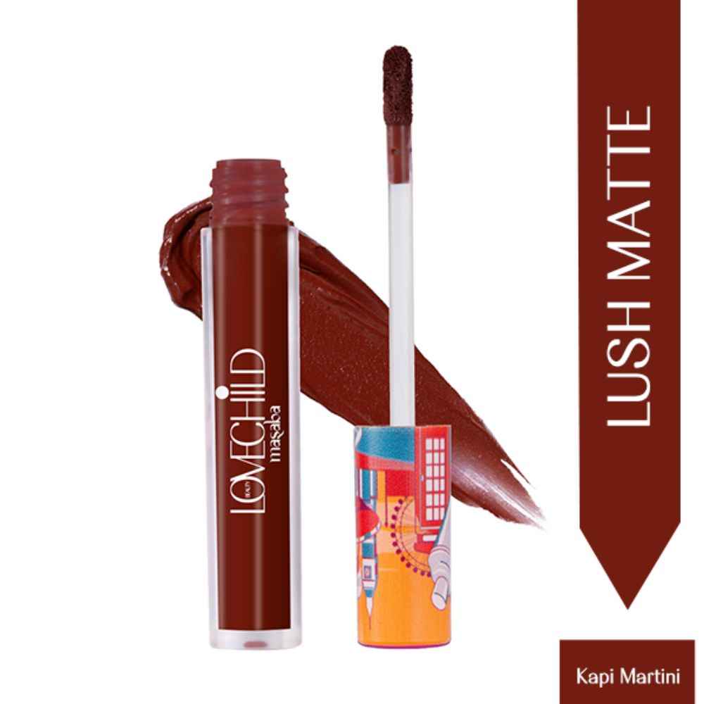 Buy LoveChild Masaba Kapi Martini Super Hydrating & Buttery Rich Brown Lip Creme 1 Pc - Purplle
