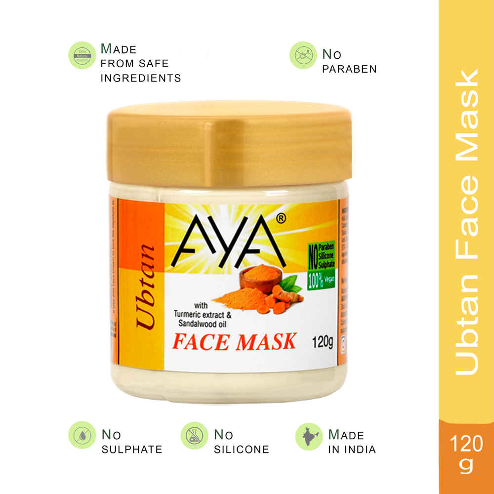 Buy AYA Ubtan Face Mask, 120 gm | No Paraben, No Silicone, No Sulphate - Purplle