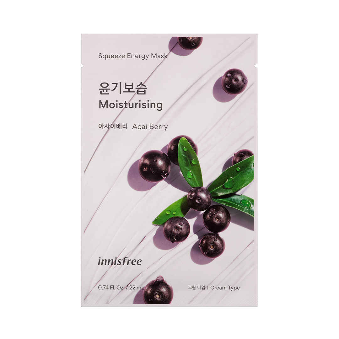 Buy Innisfree Squeeze Energy Mask-Acai Berry 22 ml - Purplle