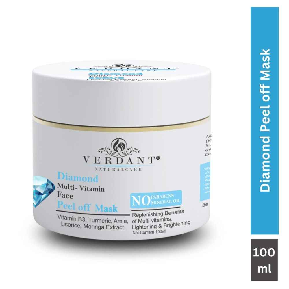 Buy Verdant Natural Care Diamond Peel off Mask (100 ml) - Purplle