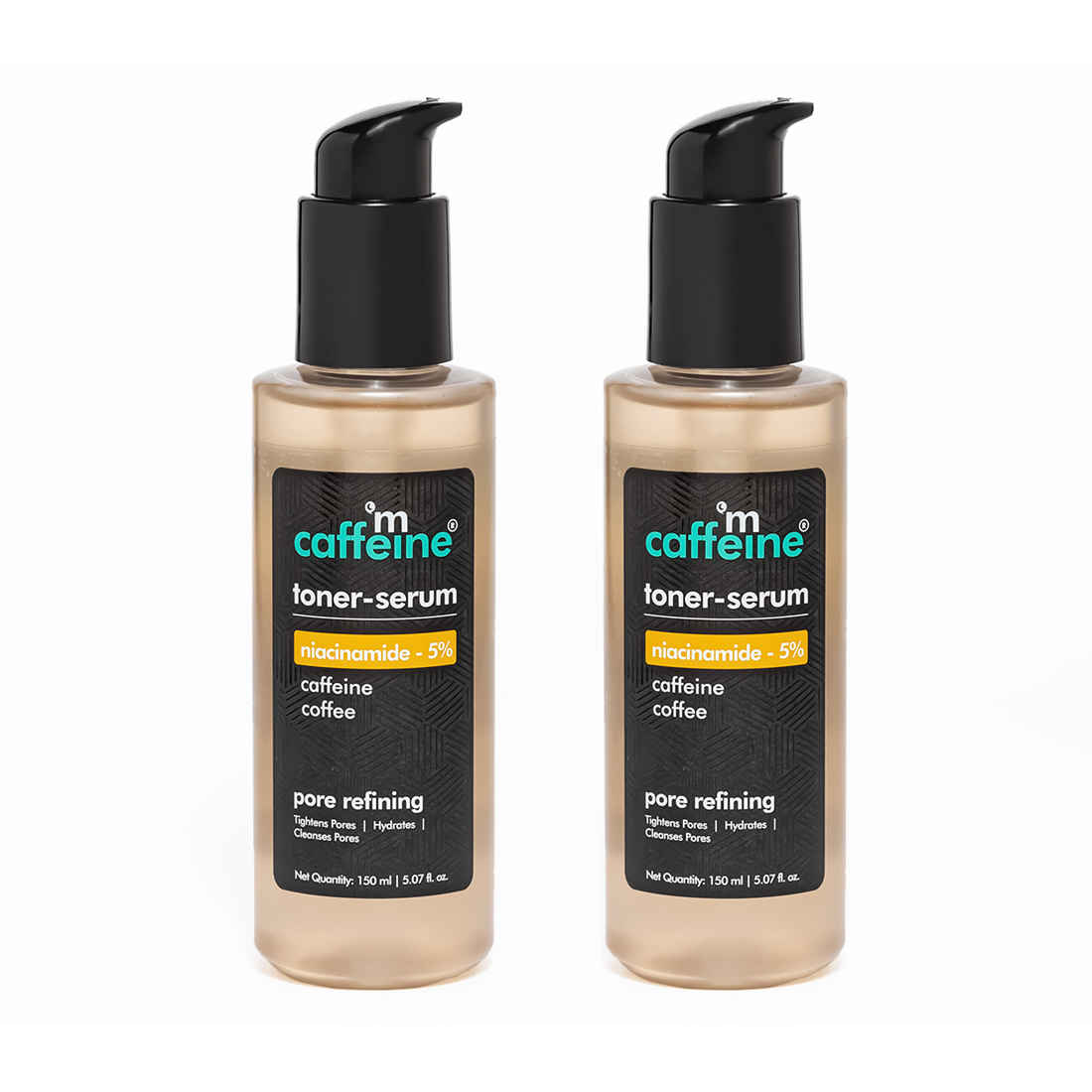 Buy mCaffeine Toner Serum- Niacinamide Pack of 2 - Purplle