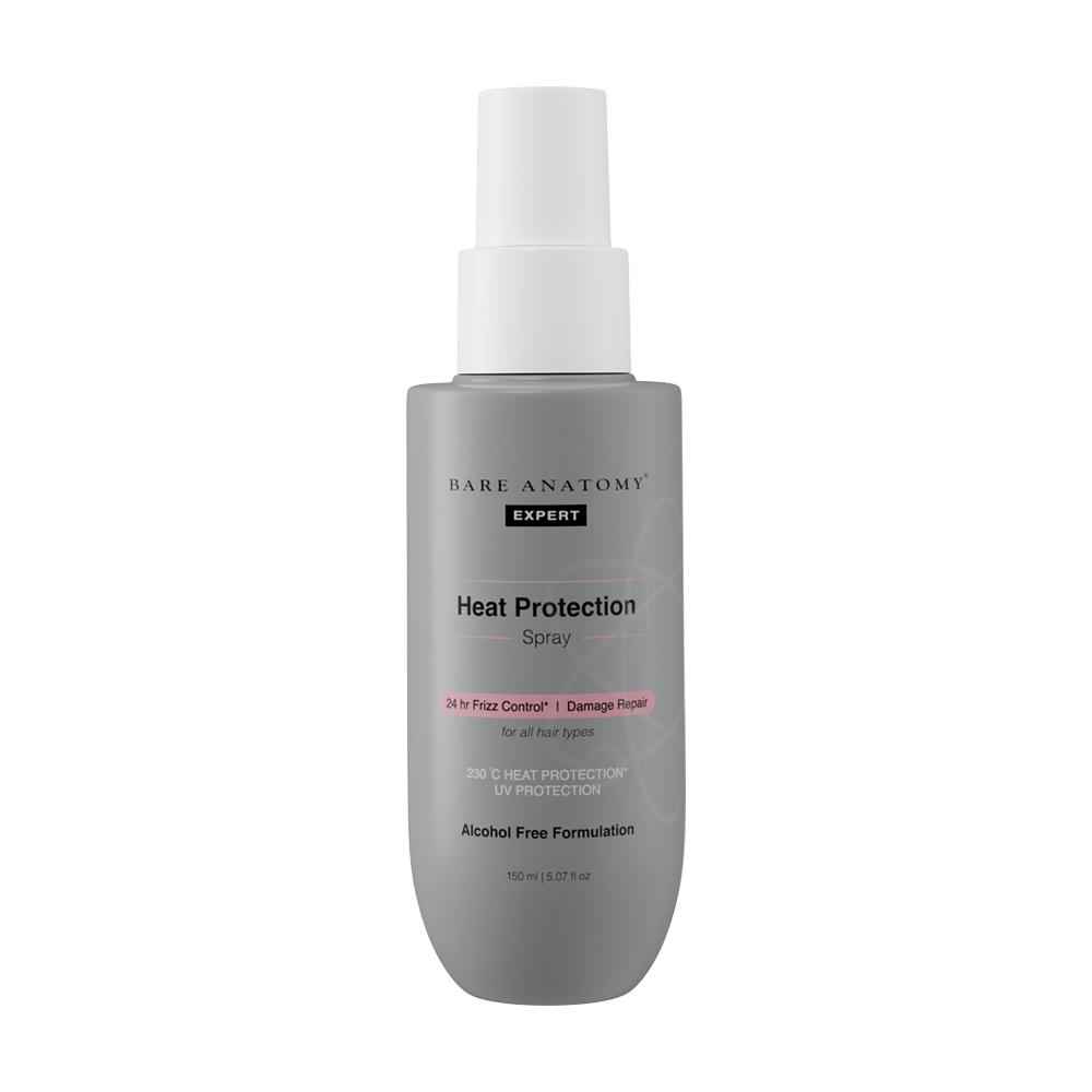 Buy Bare Anatomy Heat Protection Spray | Controls Frizz | Strengthens Hair & Enhances Shine, Hair Spray (150 ml) - Purplle