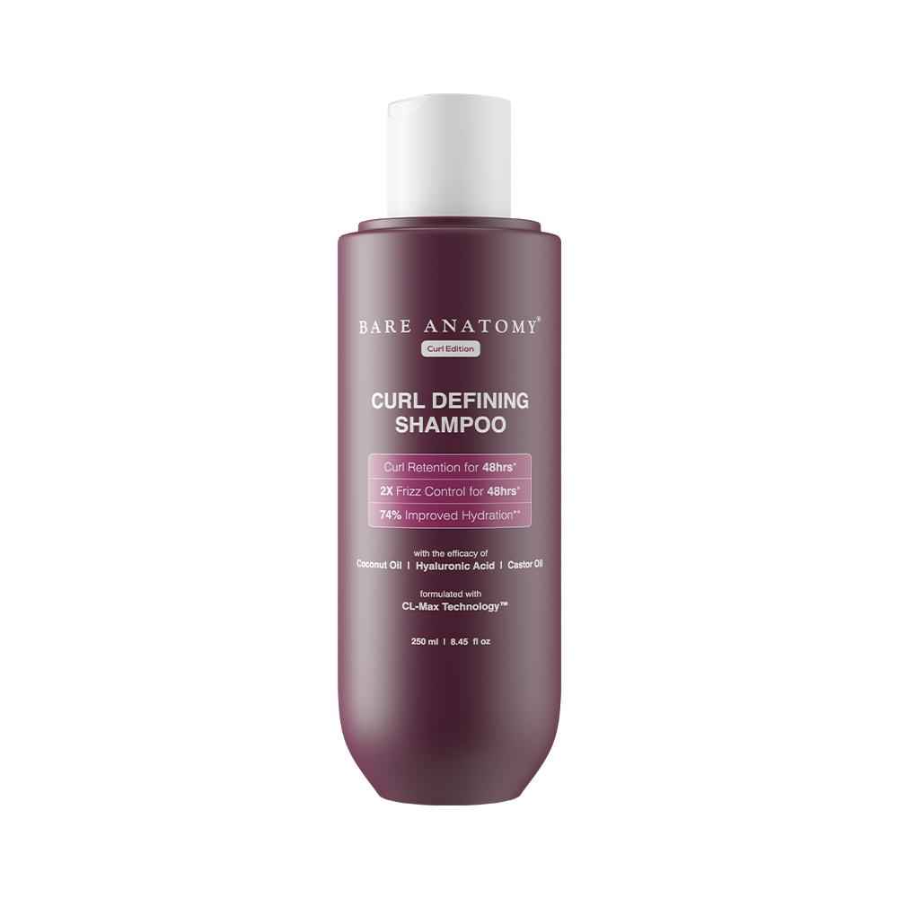 Buy Bare Anatomy Curl Defining Shampoo | Curl Retention & 2X Frizz Protection For 48 Hours (250 ml) - Purplle