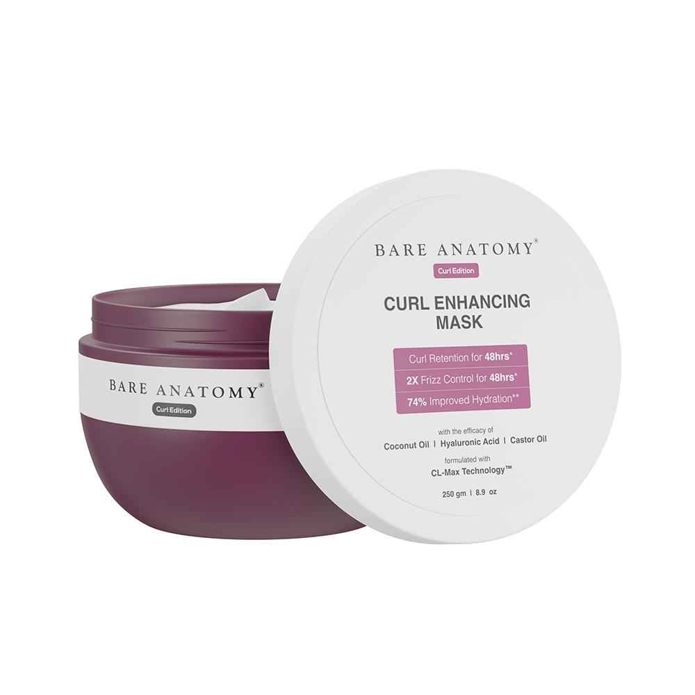Buy Bare Anatomy Curl Enhancing Hair Mask | Smoothens & Conditions Hair With Curl Retention (250 gm) - Purplle