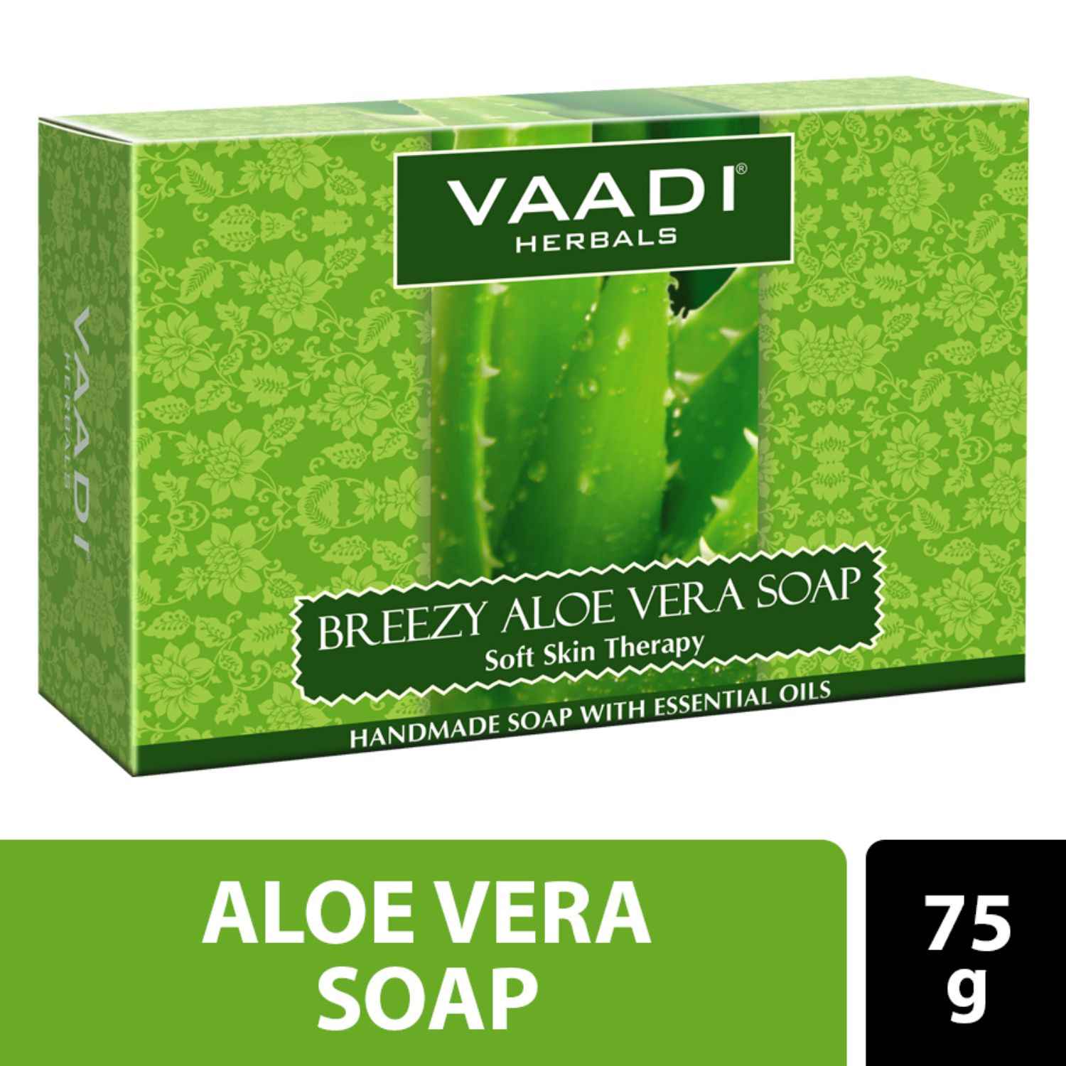 Buy Vaadi Herbals Breezy Aloe Vera Soap (75 gm) - Purplle